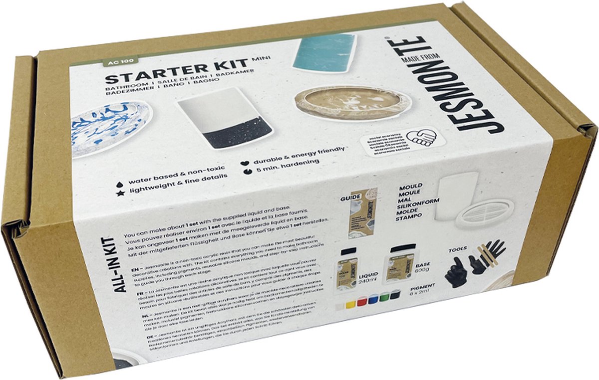 Jesmonite AC100 KIT MINI 11 - Badkamer set