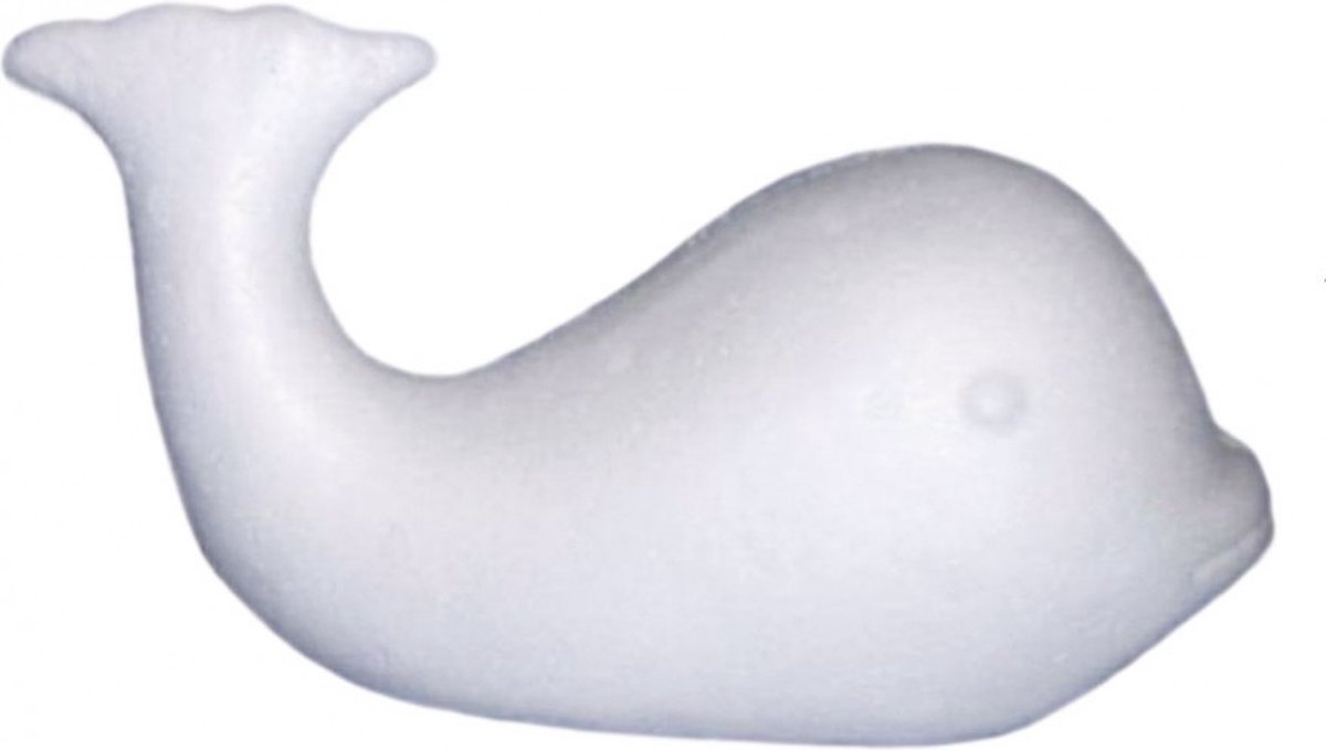 Piepschuim walvis 17cm