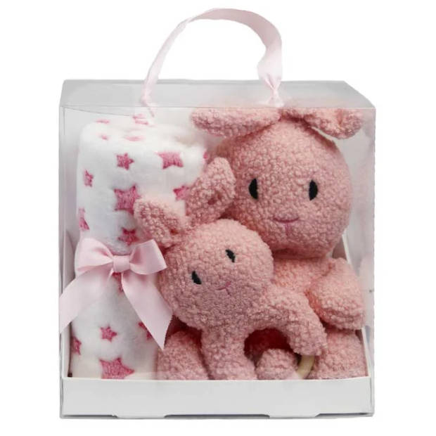 Unique Living - Giftbox Baby Surprise Rabbit - 90x75cm