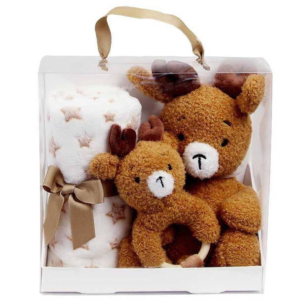 Unique Living - Giftbox Baby Surprise Reindeer - 90x75cm