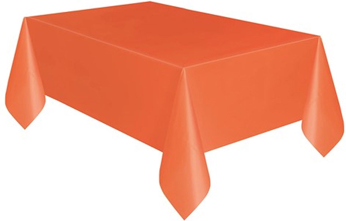 Pumpkin Orange Tablecover 54X108 In