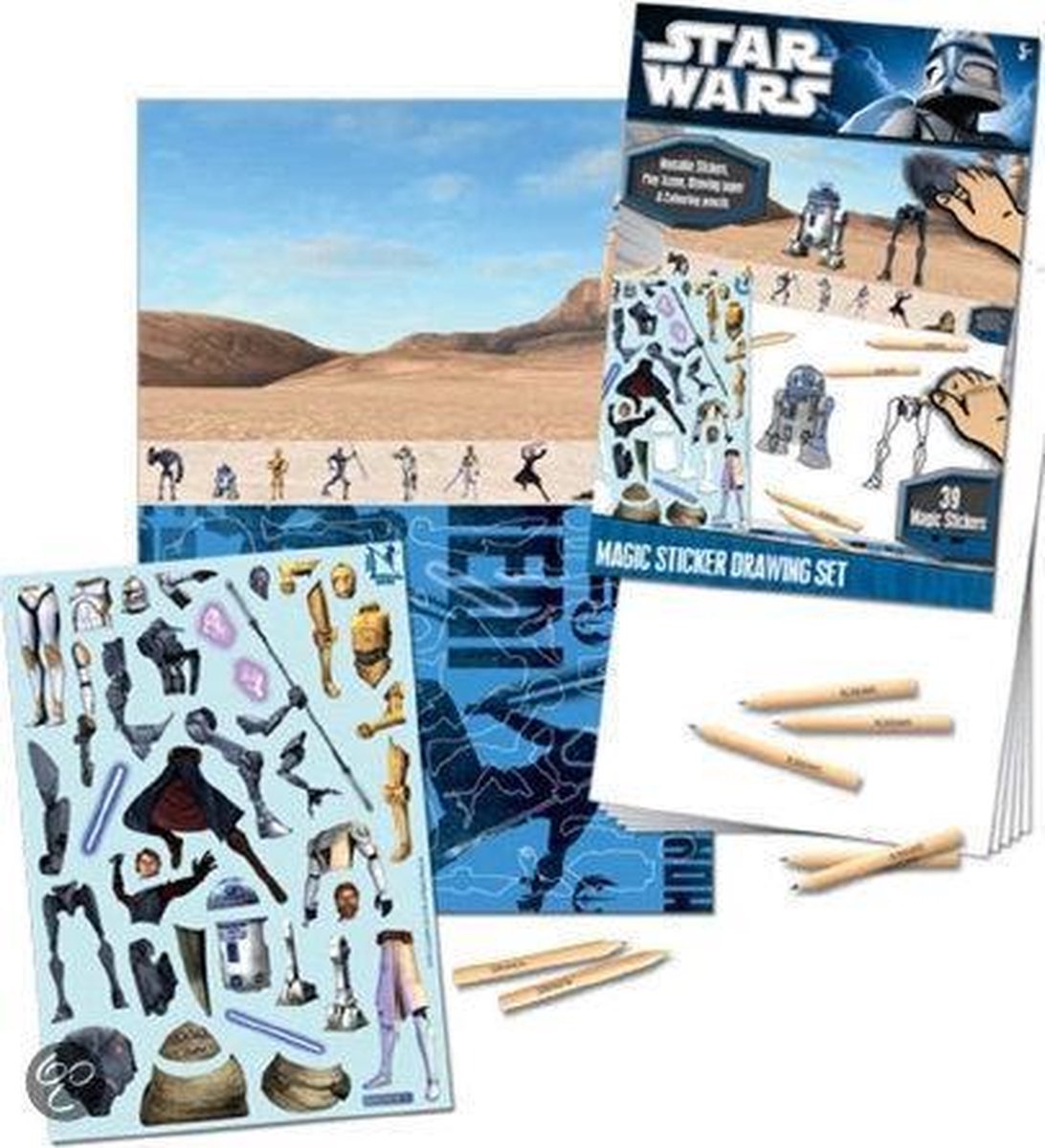 Uniset: Magic Sticker Drawing set Star Wars