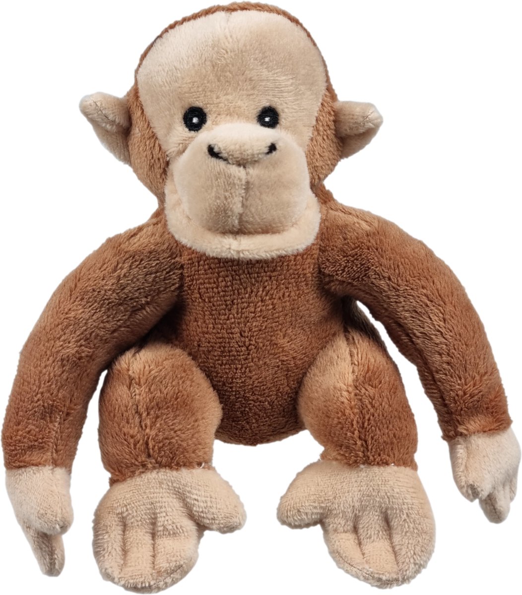 UNITOYS - Orang Oetan Oene - 13 cm - Natuurgetrouw - Knuffel