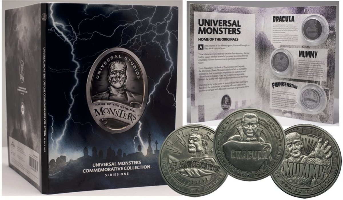 Universal Studios Monster - Collectible Coin Set - Series One