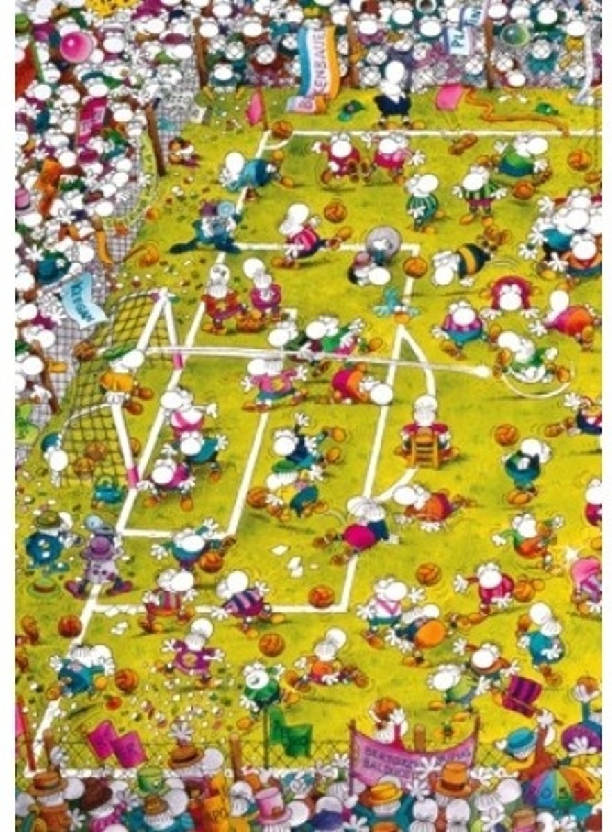 Crazy Football, Mordillo - Legpuzzel - 1000 Stukjes