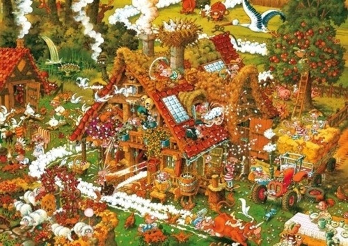 Funny Farm, Ryba - Legpuzzel - 1500 Stukjes