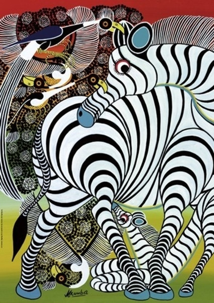 Zebra  - Legpuzzel - 1000 Stukjes