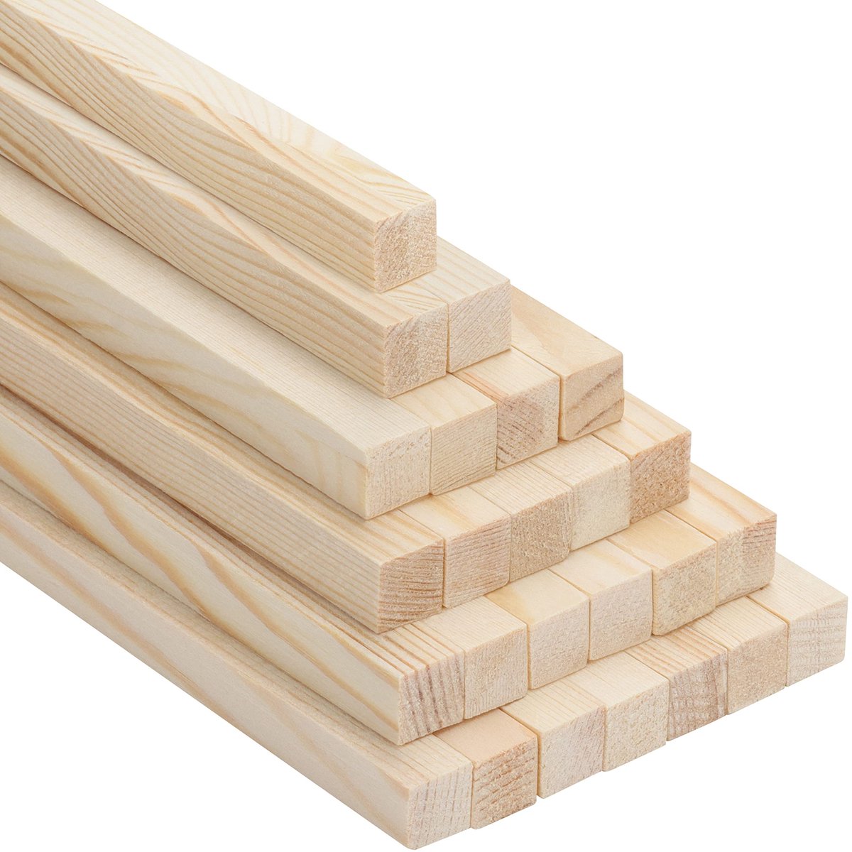 Unyqoos ® Extra Lange Houten Stokken voor Creatief Knutselen en Houtbewerking - 25 Stuks