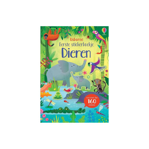 Usborne Eerste stickerboekje; Dieren. 3+