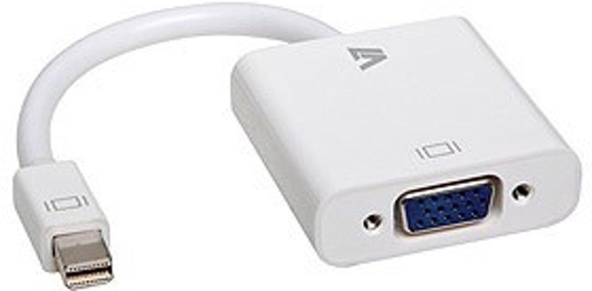 V7 CBL-MV1WHT-5E video kabel adapter 0,17 m mini DisplayPort VGA (D-Sub) Wit