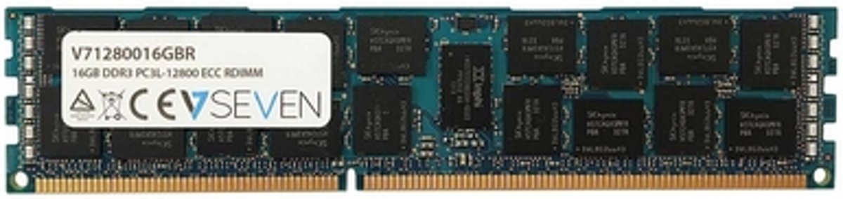 V7 V71280016GBR 16GB DDR3 1600MHz geheugenmodule