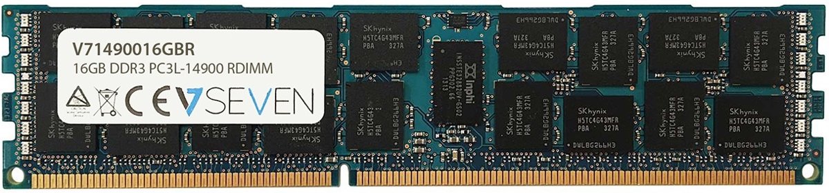 V7 V71490016GBR 16GB DDR3 1866MHz ECC geheugenmodule