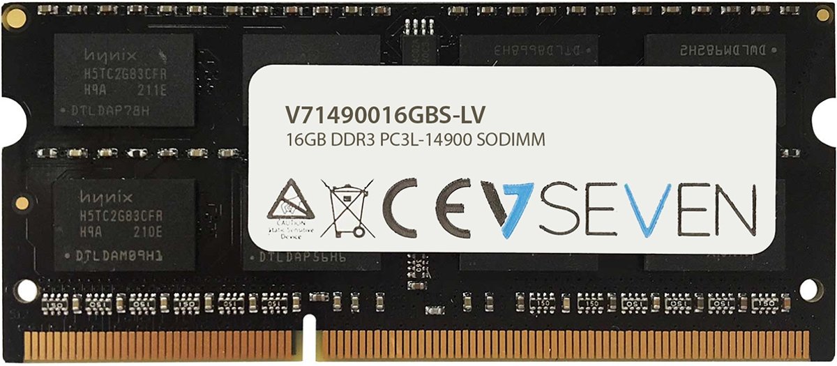 V7 V71490016GBS-LV 16GB DDR3 1866MHz geheugenmodule