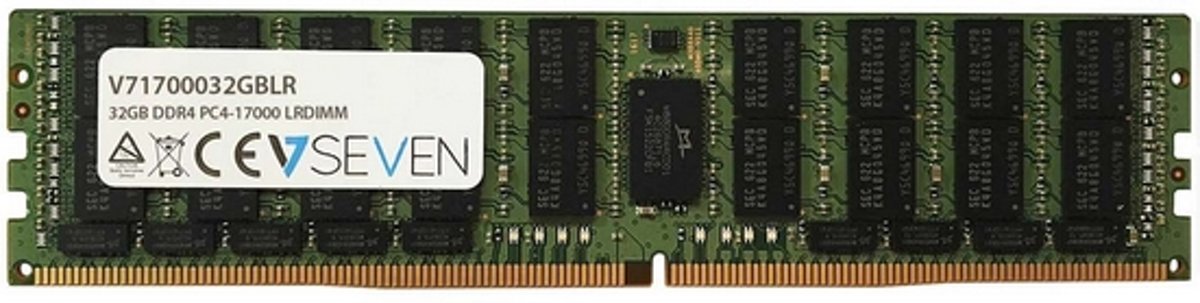 V7 V71700032GBLR 32GB DDR4 2133MHz geheugenmodule