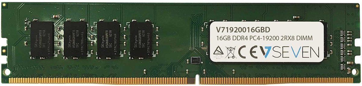 V7 V71920016GBD DDR4 2400MHz ECC geheugenmodule