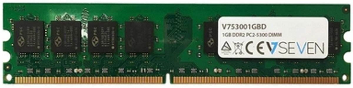 V7 V753001GBD 1GB DDR2 667MHz geheugenmodule