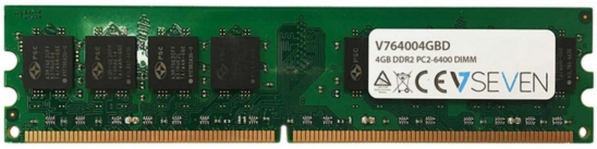 V7 V764004GBD 4GB DDR2 800MHz geheugenmodule