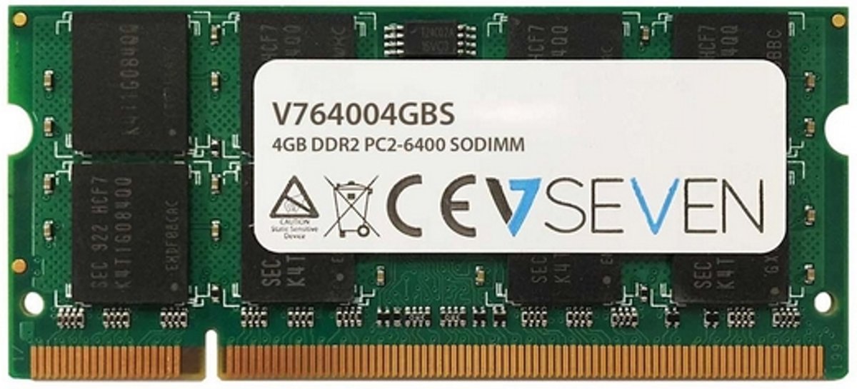 V7 V764004GBS 4GB DDR2 800MHz geheugenmodule