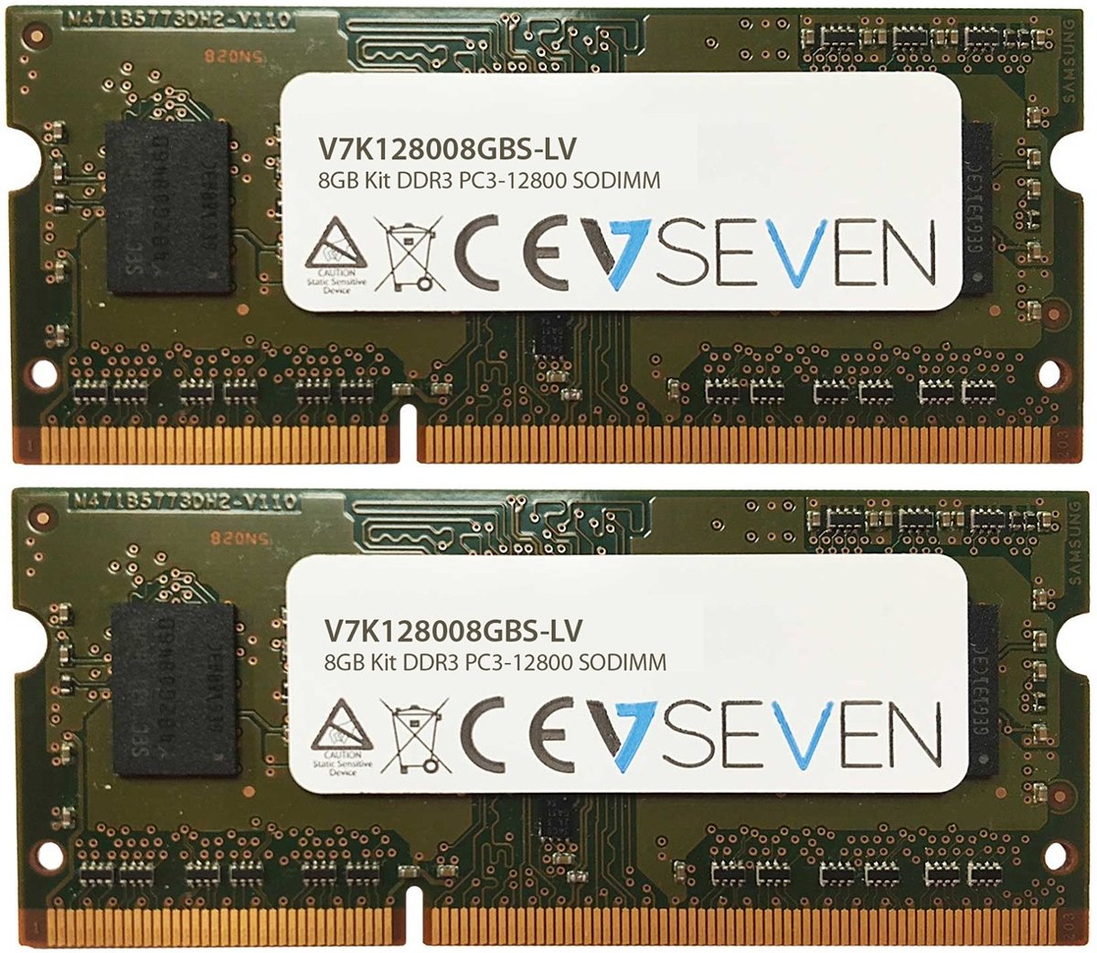 V7 V7K128008GBS-LV 8GB DDR3 1600MHz geheugenmodule