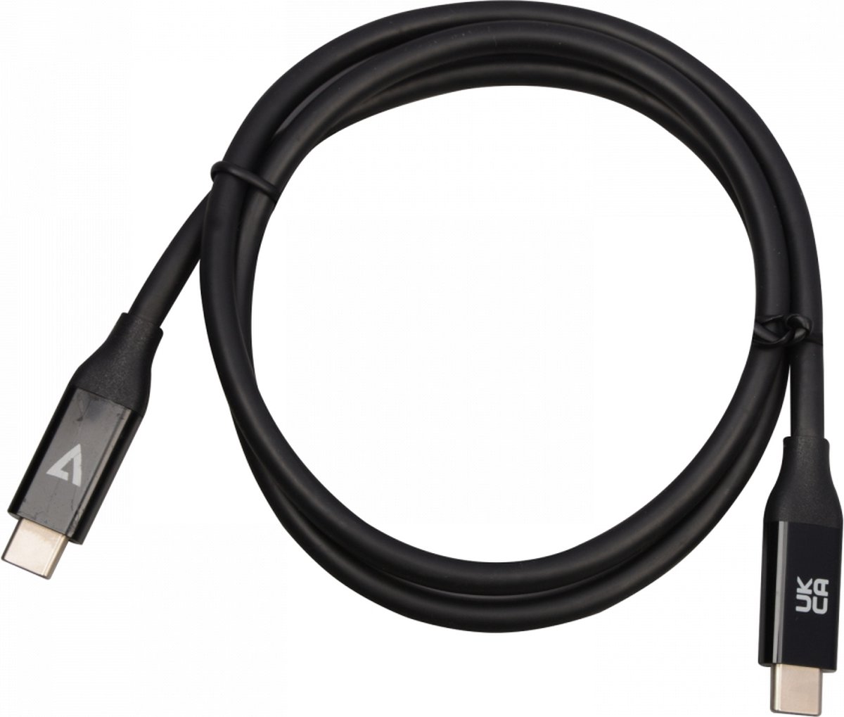 V7 V7USB4-80CM USB-kabel 0,8 m USB C Zwart