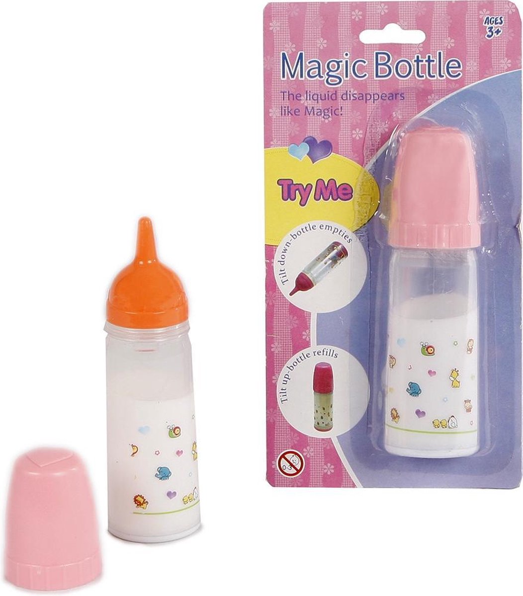 Van Manen Magische Drinkfes Meisjes 14,5 Cm Wit/roze