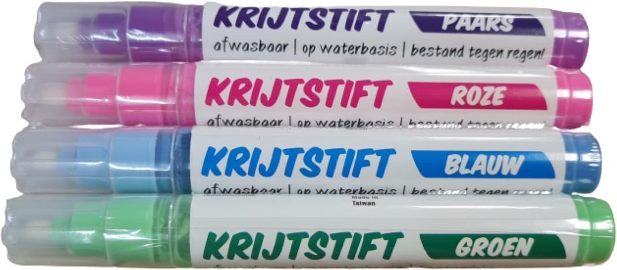 4 krijtstiften summer