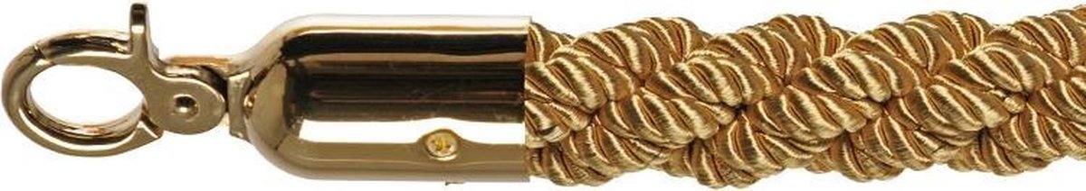 Barrier rope luxury gold chrome