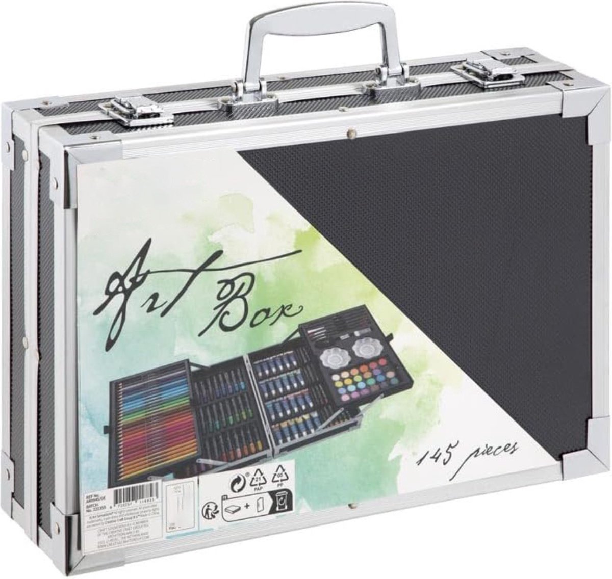   Tekenkoffer Kinderen - Tekendoos - Kleurpotloden - Stiften