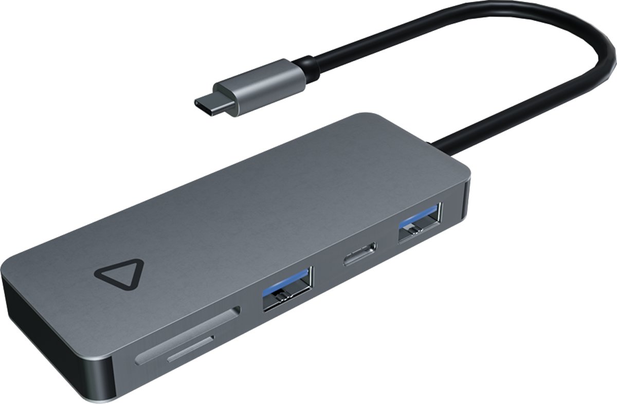 VEMNI Sigma 7 in 1 USB C Powered Hub - Samsung DEX - Laptop - HDMI 4K - SD en MicroSD