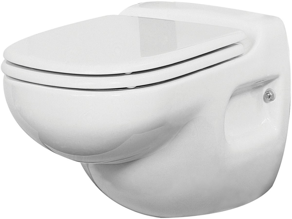 VETUS HATO212B elektrisch Wandtoilet met Bedieningspaneel 12 Volt