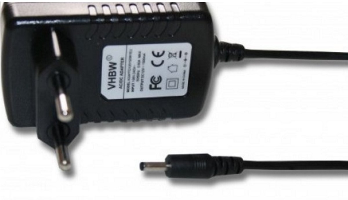 VHBW Oplader 12V / 1,5A / 18W - 3,0mm x 1,0mm voor o.a. Acer, HP, Lenovo en Packard Bell tablets