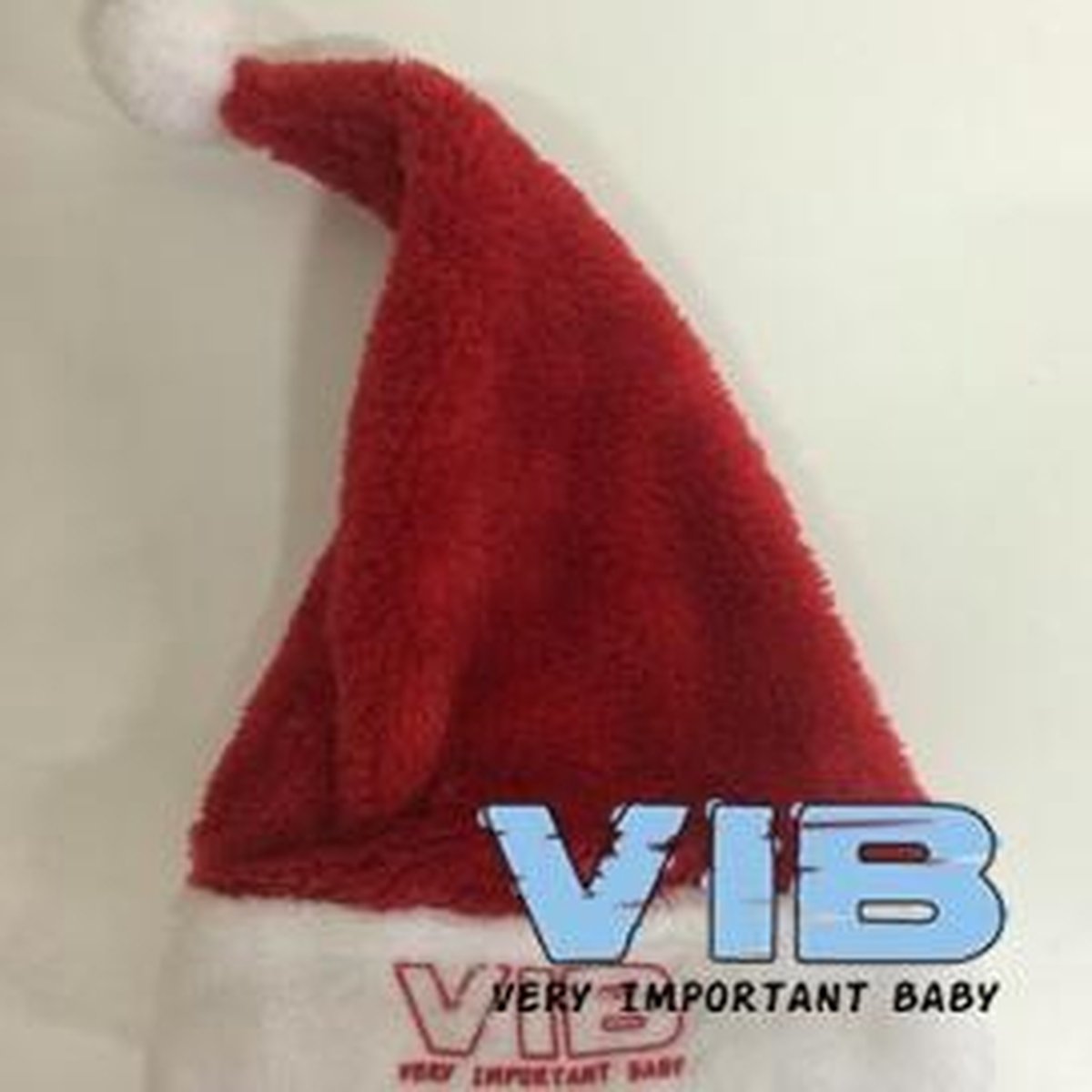 Kerstmannen Muts Very Important Baby Rood+Wit