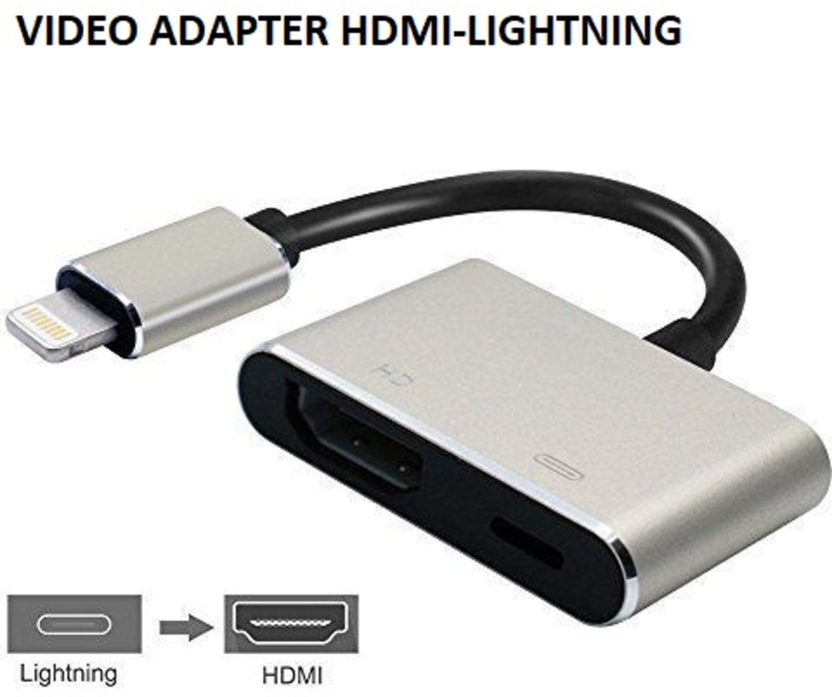 Adapter Video HDMI compatible Lightning