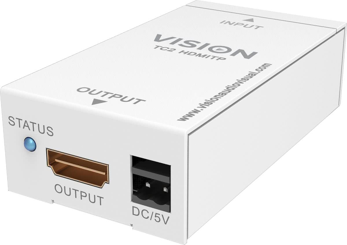 Vision TC3 HDMITP RJ-45 HDMI Wit kabeladapter/verloopstukje