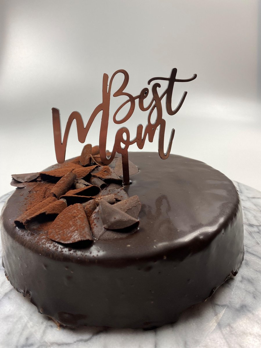 Caketopper Moederdag (Best Mom)