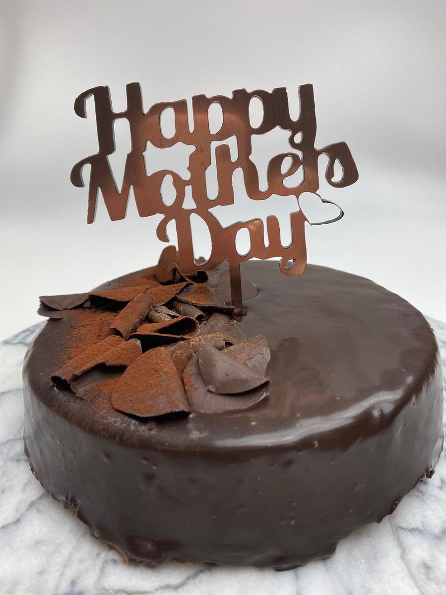 Caketopper Moederdag (Happy Mothersday)