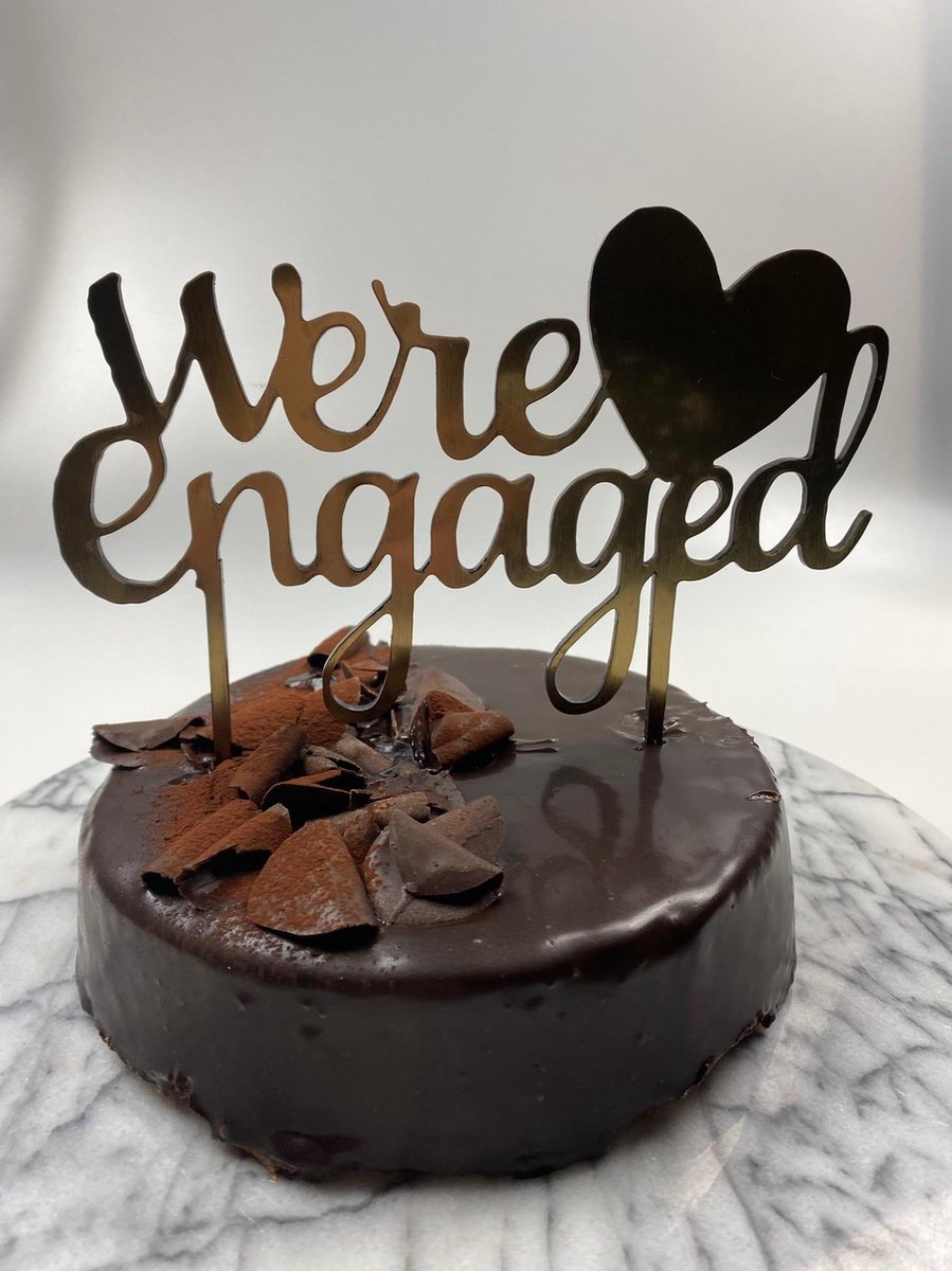 Caketopper Were Engaged