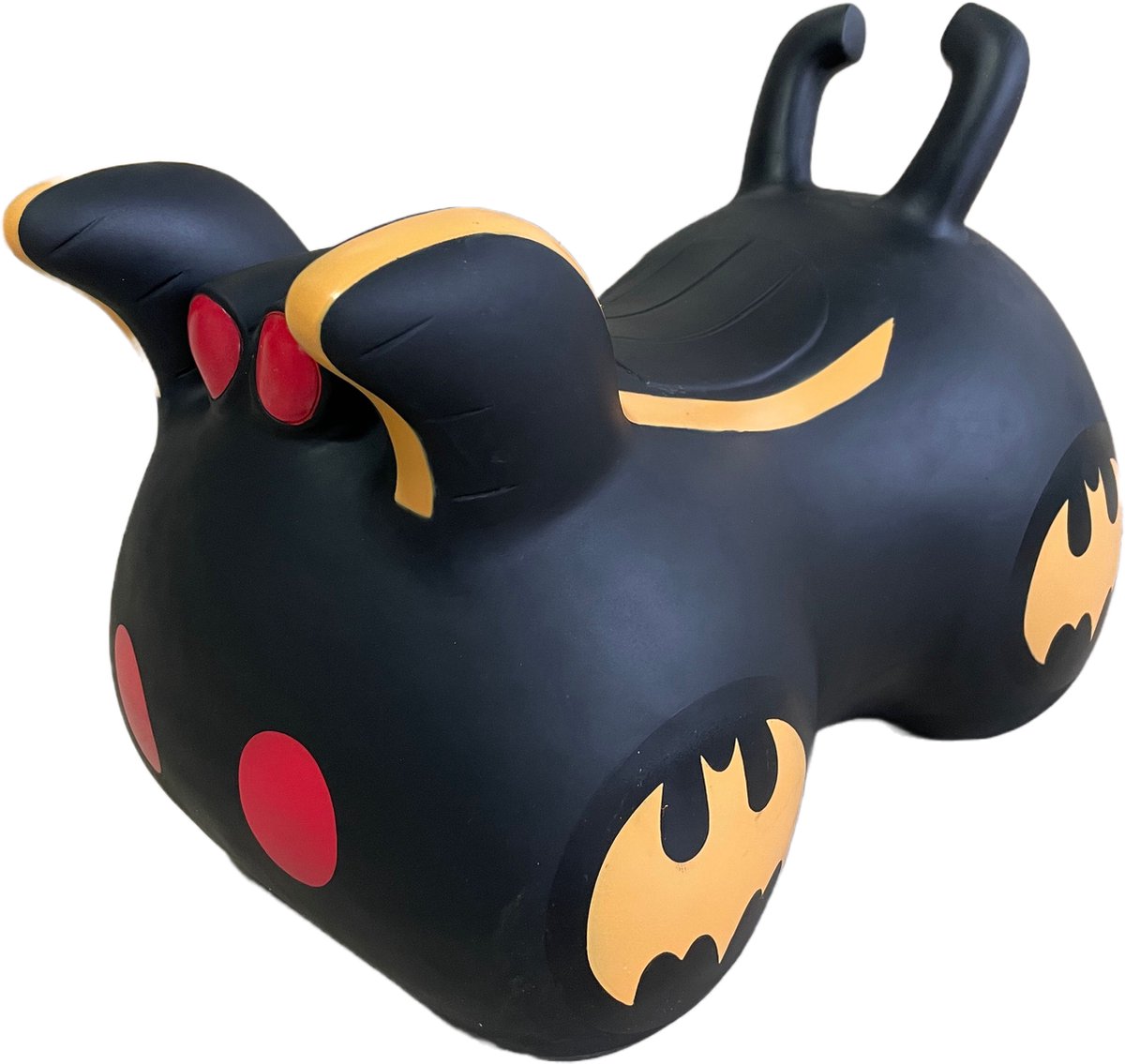 My First Jumpy Stoere Batmobile - Hopper 100 kg belastbaar - Speelgoed   - Skippy Dieren - Batman - Kinderspeelgoed - Speelgoed 12 maanden - Inclusief Pomp - Tot 100 kg Gewicht - Skippy bal - Cadeau kind - voedselveilige materialen