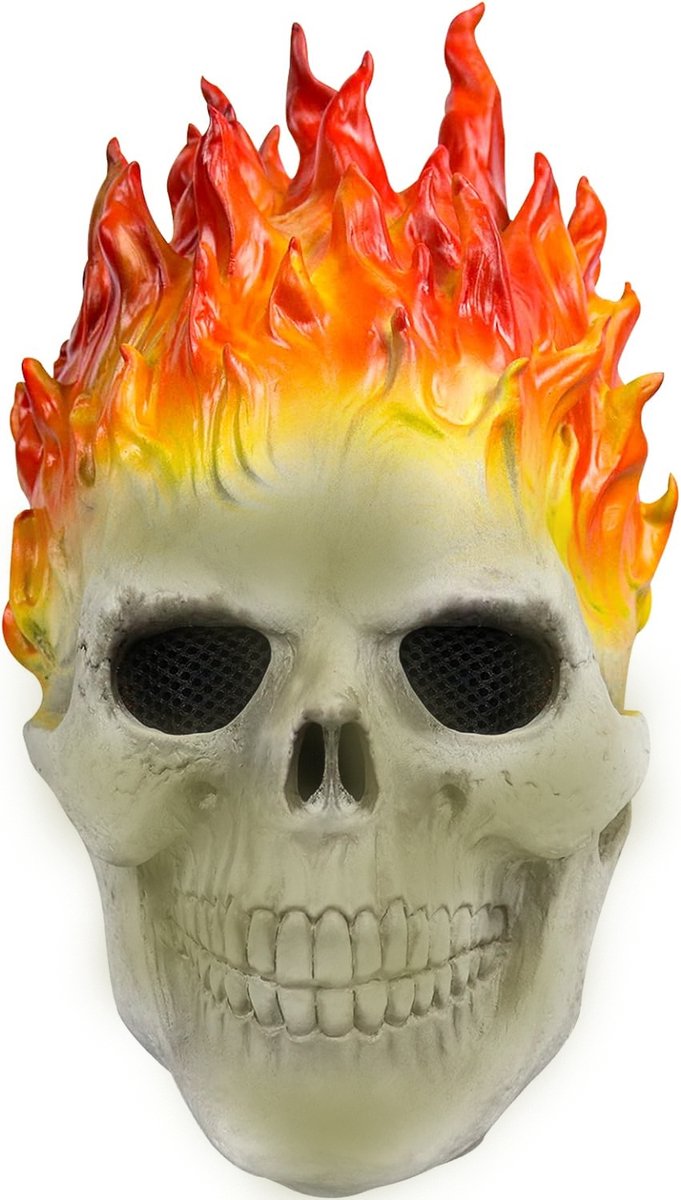 Ghost Rider Masker - Halloween - Carnaval -Mask - Horror - fire