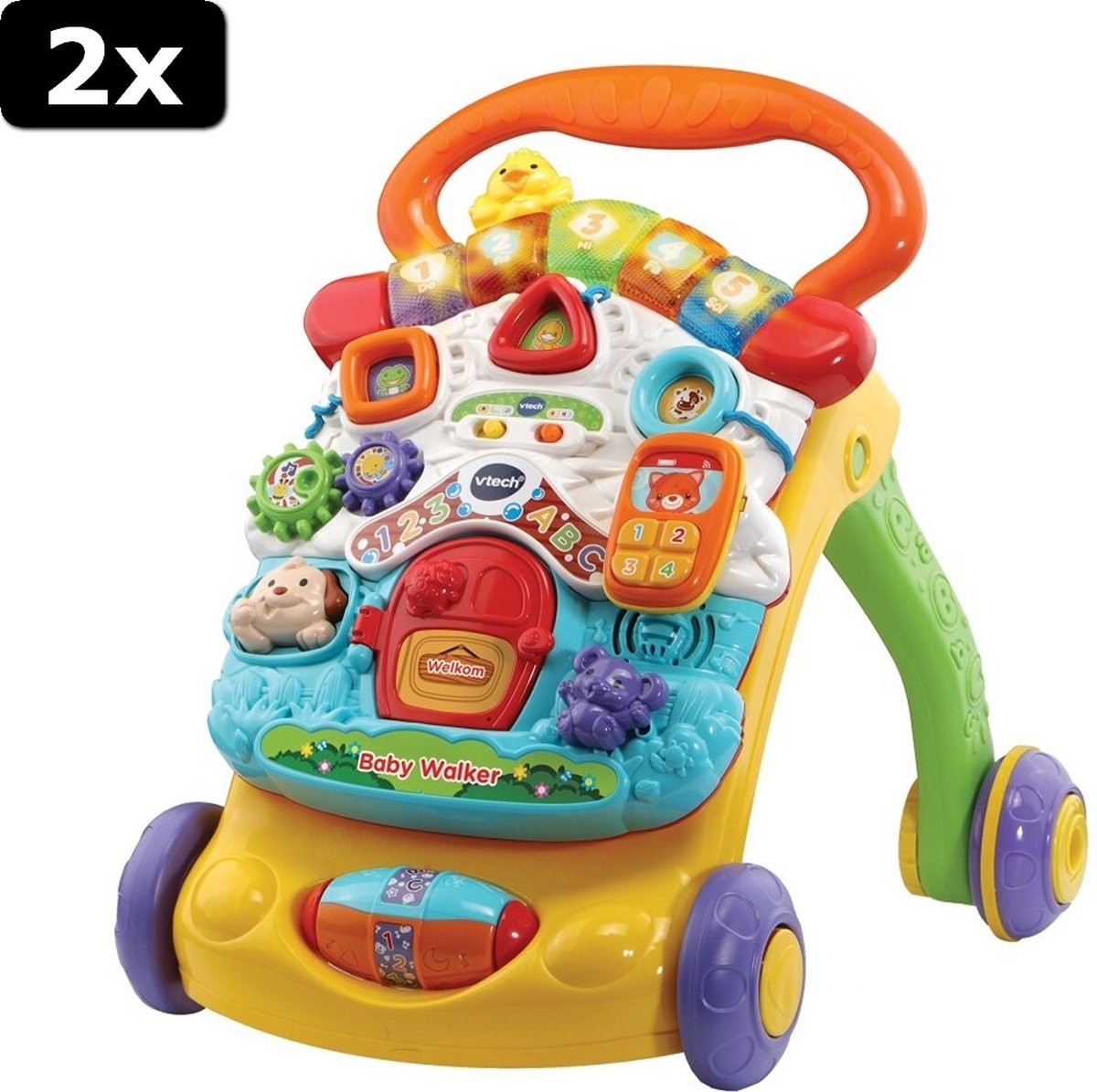 2x VTech Baby Walker met Licht en Geluid