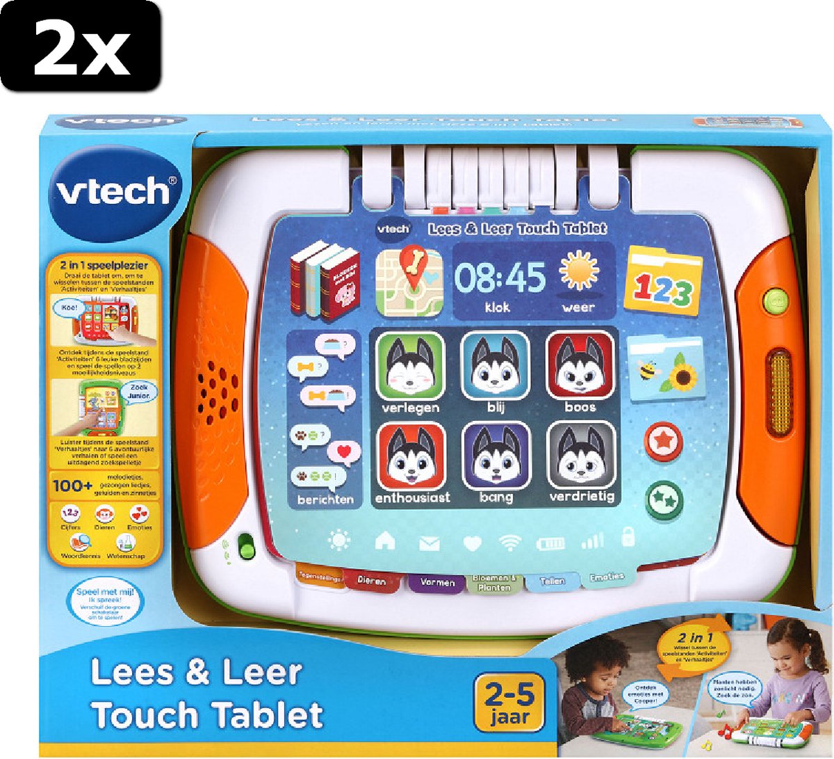 2x Vtech Lees en Leer Touch Tablet