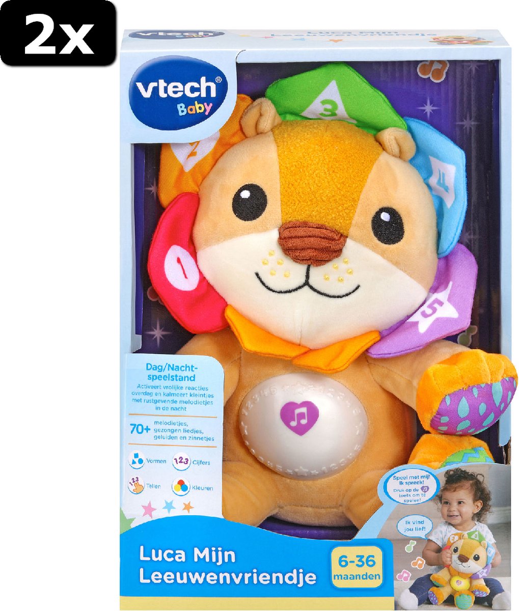 2x Vtech Luca mijn Leeuwenvriendje