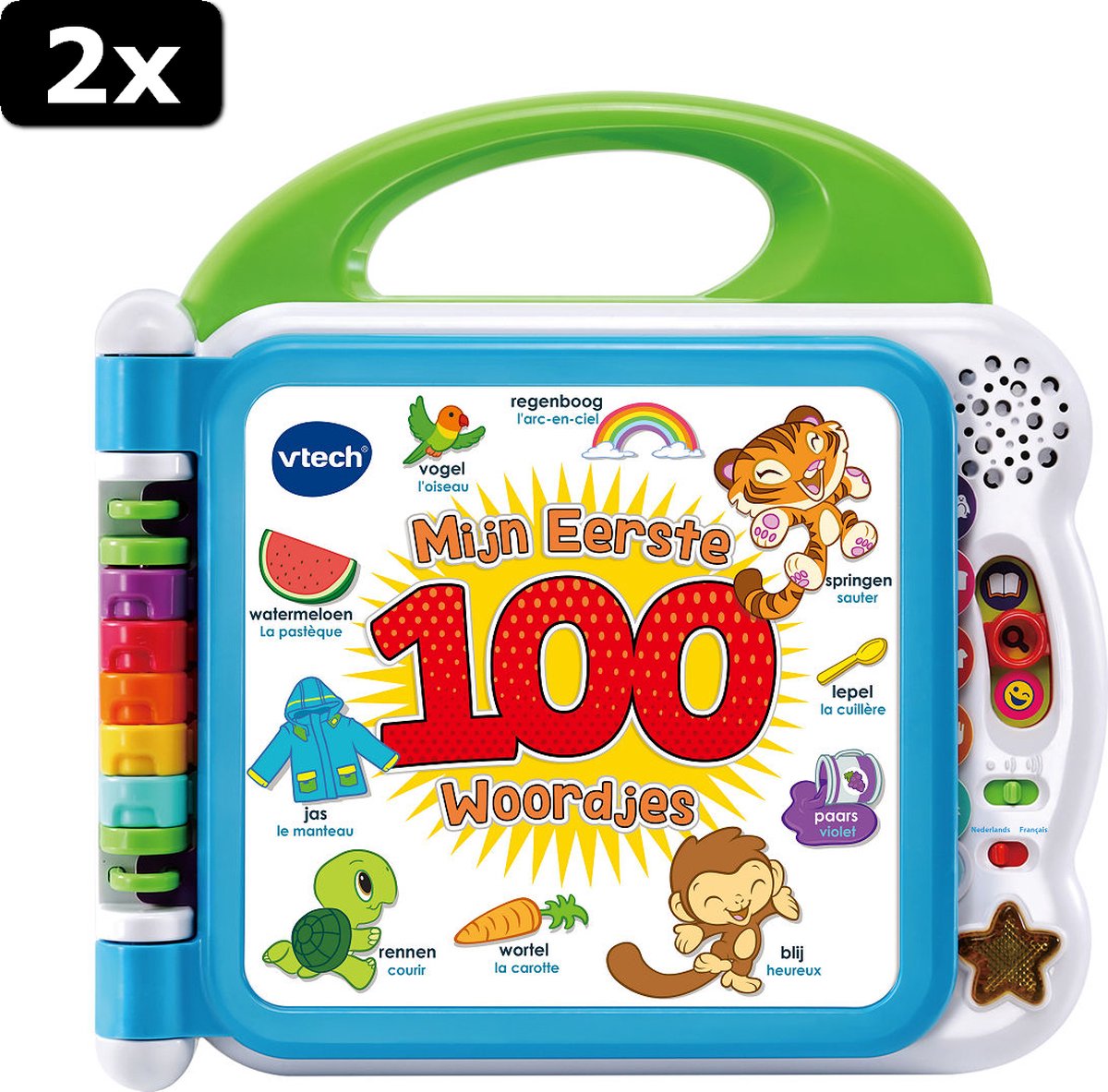 2x Vtech Mijn eerste 100 woordjes (NL/FR)