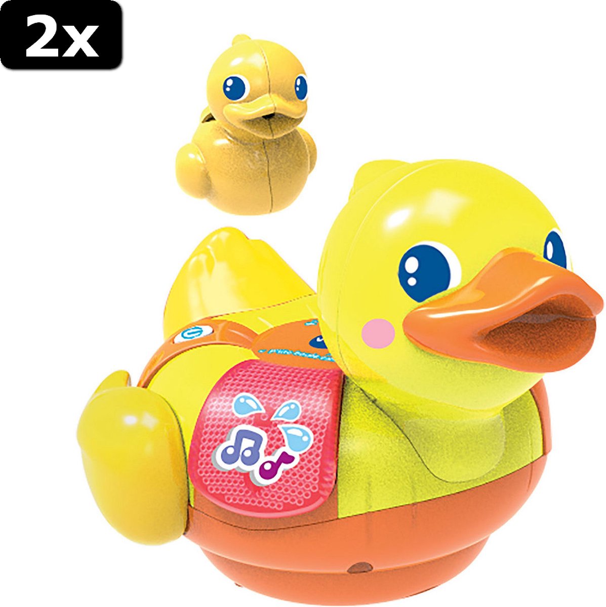 2x Vtech Waterpret Eend