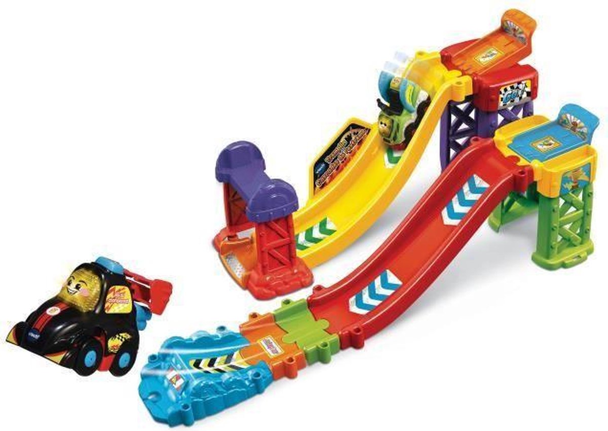 VTECH - 527505 - Tut Tut Bolides - Springplank van de extreme watervallen + Lucas, de koning van het kampioenschap