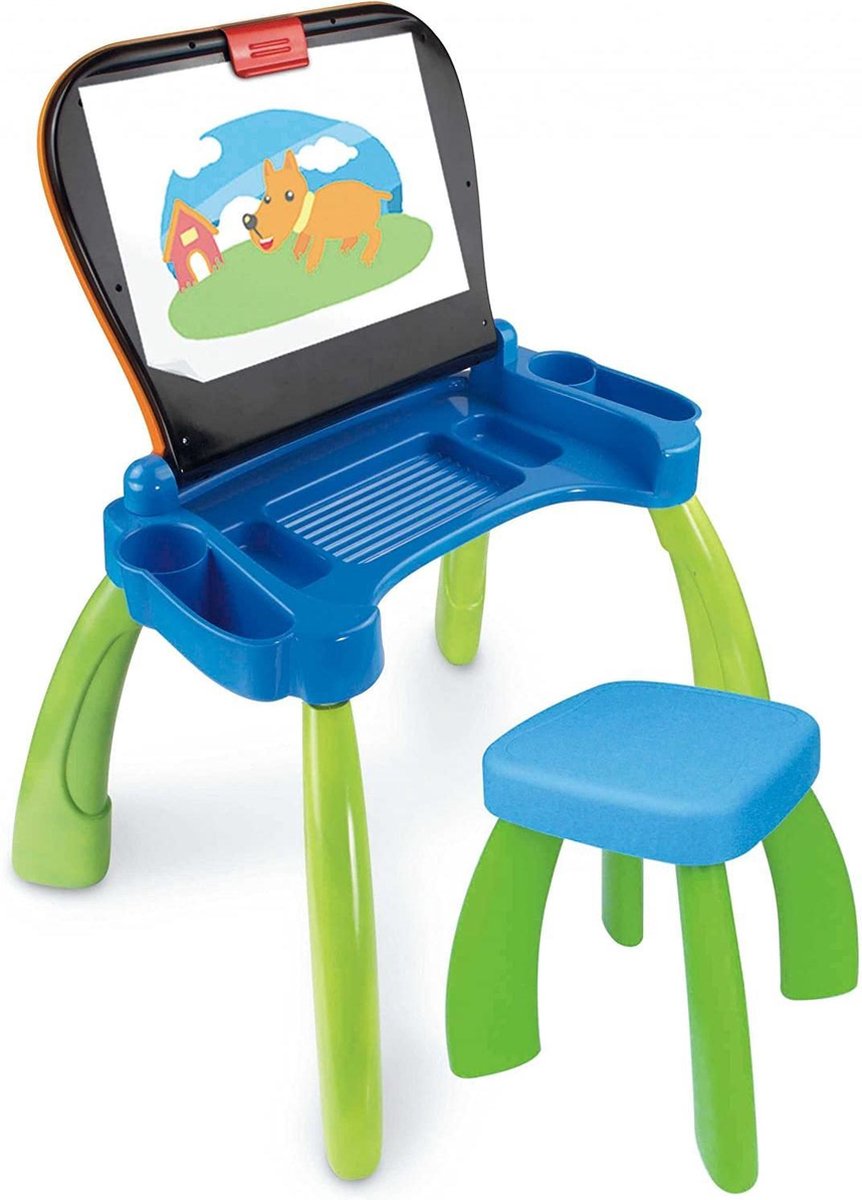 VTech - Mijn magisch bureau - 3 in 1 leertafel met krukje voor kinderen-