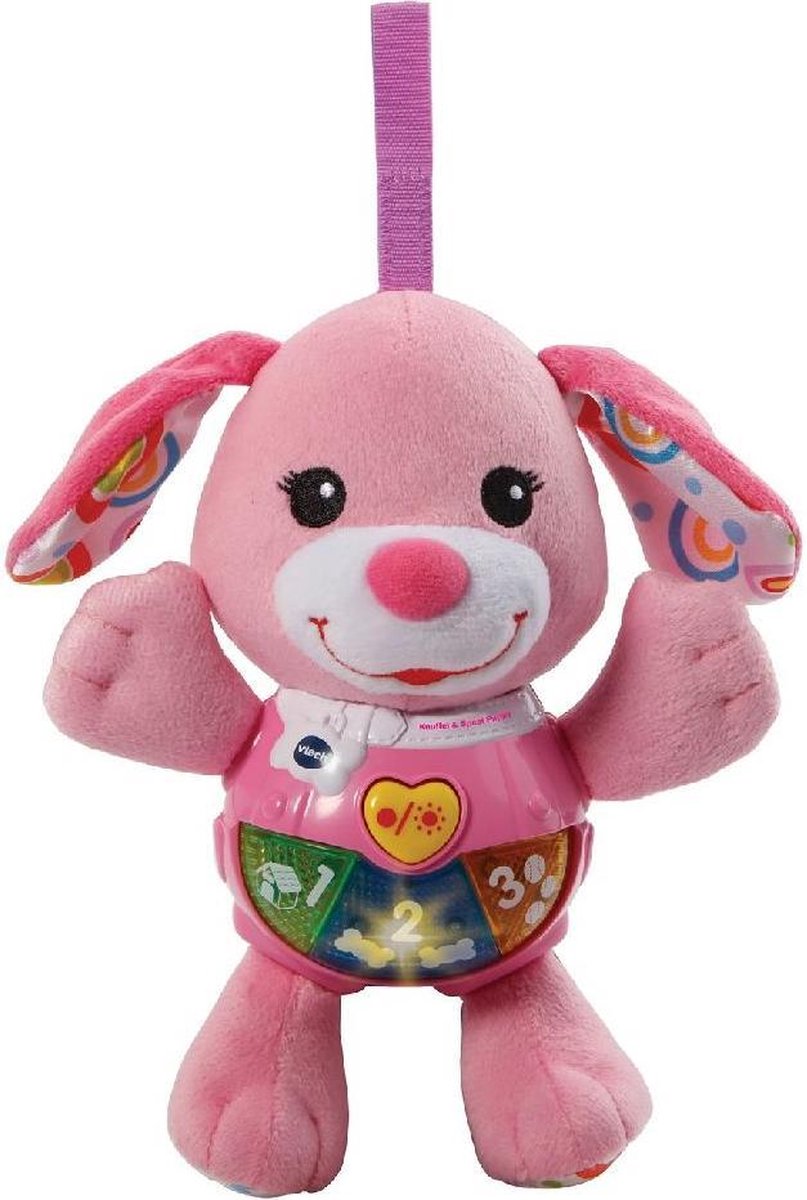 VTech Baby Knuffel en Speel Puppy roze