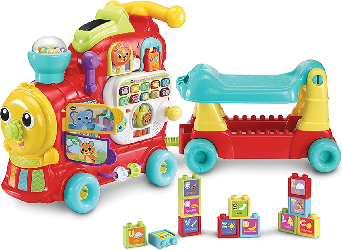   Baby Rijd & Leer Letterlocomotief - Interactief speelgoed