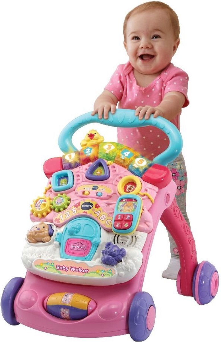 VTech Baby Walker met Licht en Geluid Roze