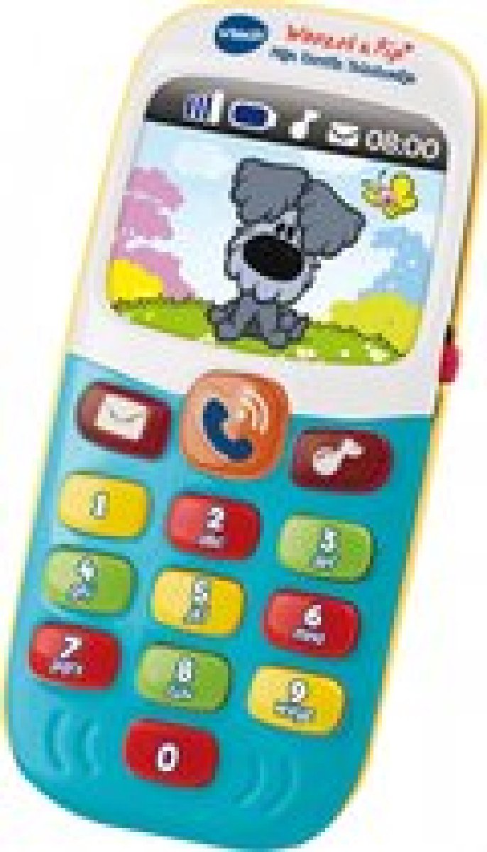 VTech Baby Woezel & Pip Mijn Eerste Telefoontje - Educatief Babyspeelgoed - 6 tot 36 Maanden